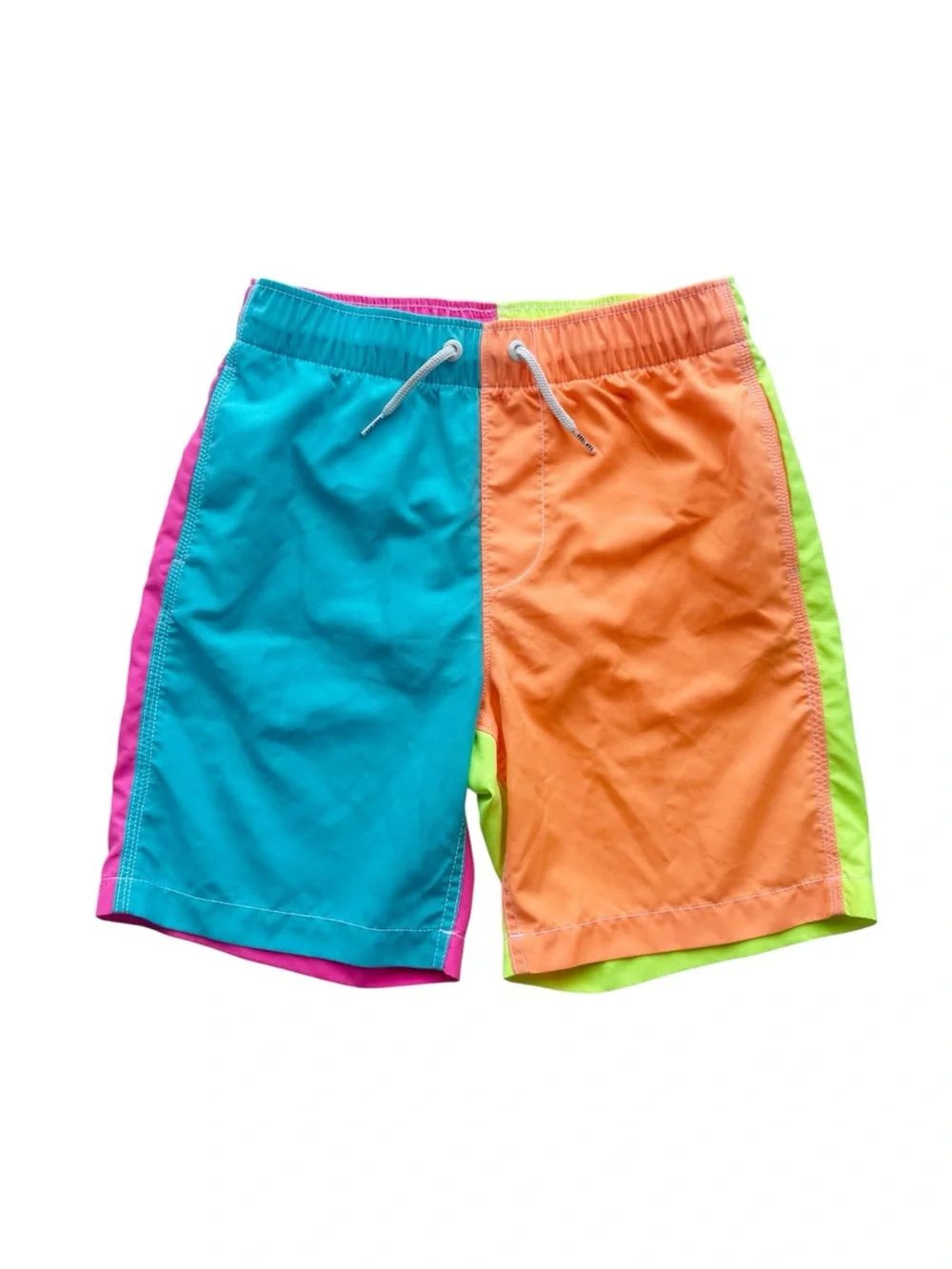 Gap Florescent Color Blocked Swim Shorts size XXL 14/16